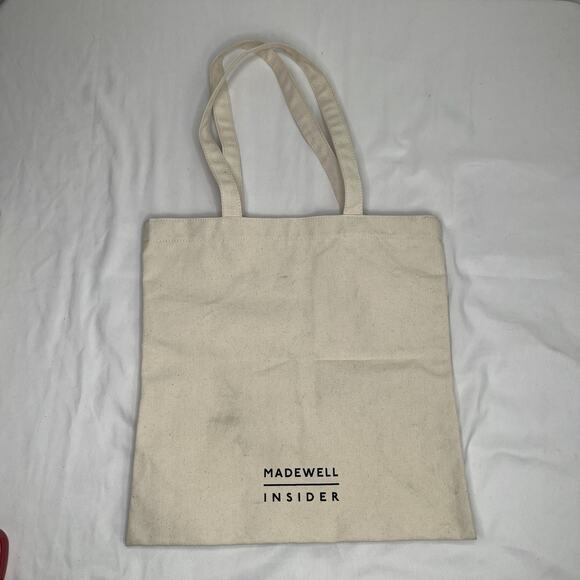 Madewell Eye Catching Canvas Tote bag 100% Cotton versatile, travel, casual - Picture 2 of 7